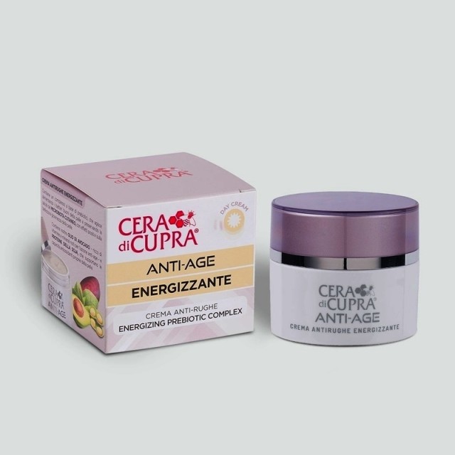 Cera di Cupra Anti-Age Day Cream Prebiotic Complex-Energizzante Αντιρυτιδική Κρέμα Ημέρας με Προβιοτικό Σύμπλεγμα Αναδόμησης , 50ml