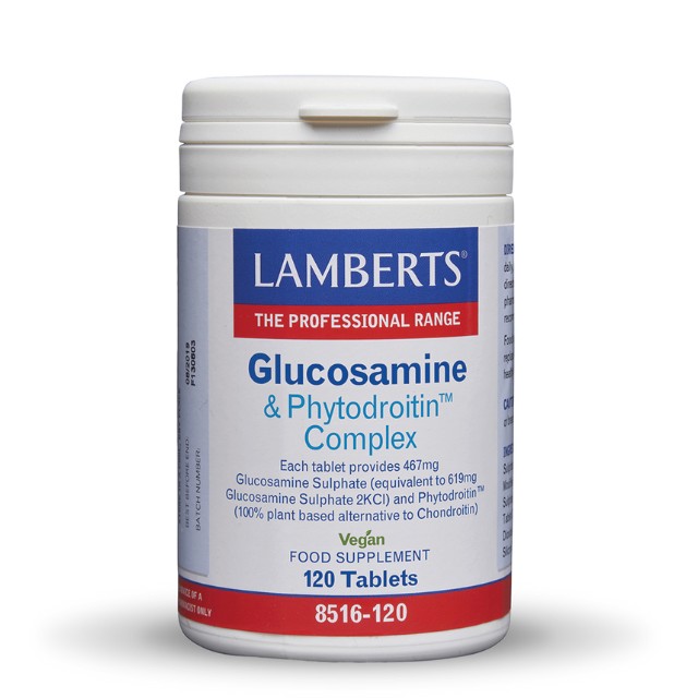 Lamberts Glucosamine & Phytodroitin Complex 120 ταμπλέτες 8516-120