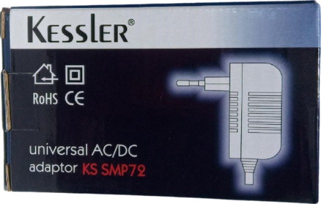 KESSLER Universal AC/DC Adaptor KS SMP72 Μετασχηματιστής Ρεύματος Για Πιεσόμετρο 1τμχ