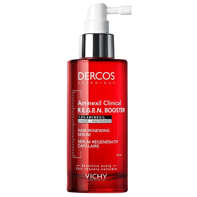 Vichy Dercos Aminexil Clinical R.E.G.E.N. Booster for Hair Loss Ορός Ανανέωσης & Ανάπτυξης Μαλλιών, 90ml