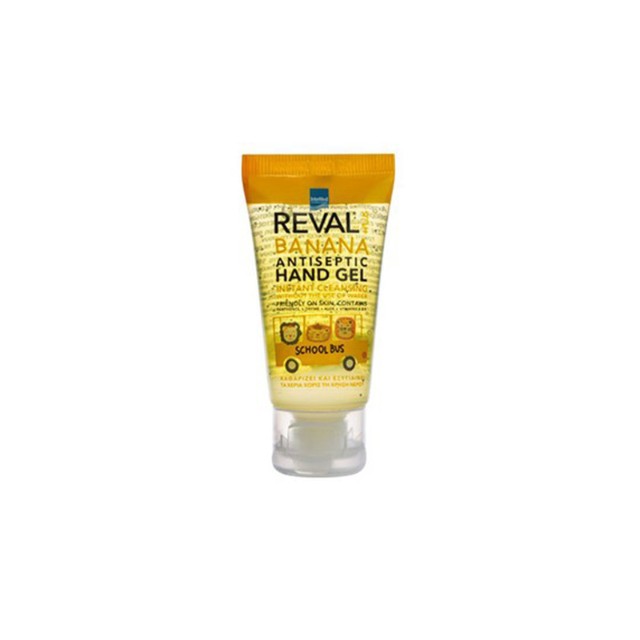 Intermed Reval Αντισηπτικό Gel Kids School Bus Banana 30ml