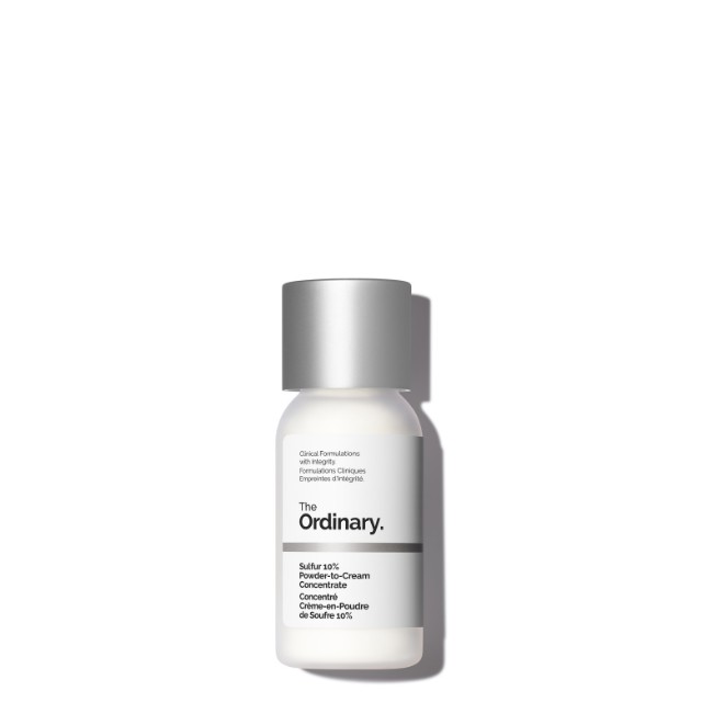 The Ordinary Sulfur 10% Powder to Cream Concentrate Συμπυκνωμένη Φόρμουλα Κατά Των Ατελειών 5gr