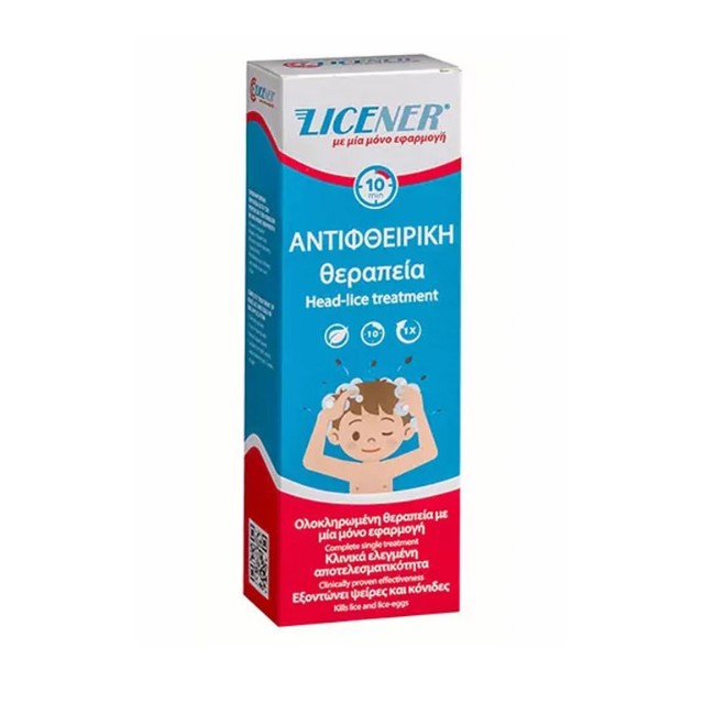 LICENER Anti-Lice Shampoo Αντιφθειρικό Σαμπουάν για Ψείρες και Κόνιδες 100ml