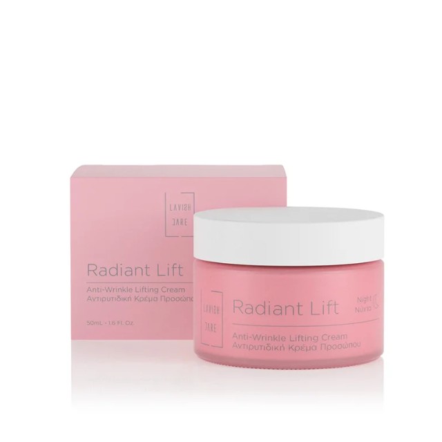 Lavish Care Radiant Lift Anti-Wrinkle Lifting Night Cream, Αντιρυτιδική Κρέμα Προσώπου Νυχτός, 50ml