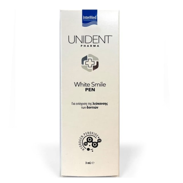 Intermed Unident Pharma White Smile Pen Τζελ για Λεύκανση των Δοντιών 3ml