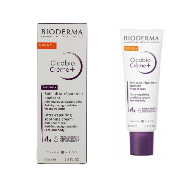 Bioderma Cicabio Creme+ Κρέμα Ανάπλασης με SPF50+ 40ml