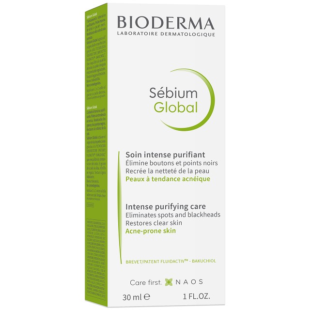 Bioderma Sebium Global Kρέμα για Εντατική Δερματολογικη Θεραπεία για Δέρμα με Ακμή & Σοβαρές Ατέλειες, 30ml
