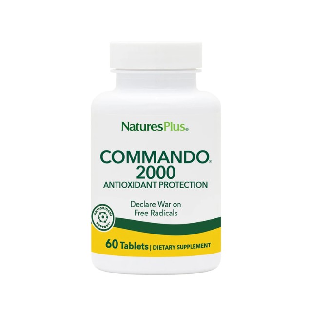 Natures Plus Commando 2000mg Antioxidant Protection 90 Ταμπλέτες