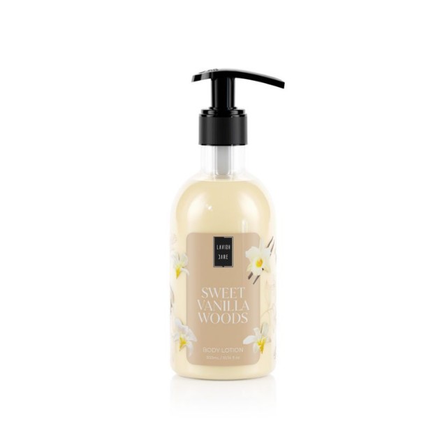 Lavish Care Body Lotion Sweet Vanilla Woods Ενυδατική Κρέμα Σώματος Με Άρωμα Βανίλια, 300ml