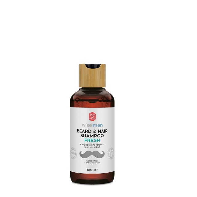 Vican Wise Men Beard & Hair Shampoo Fresh 200ml