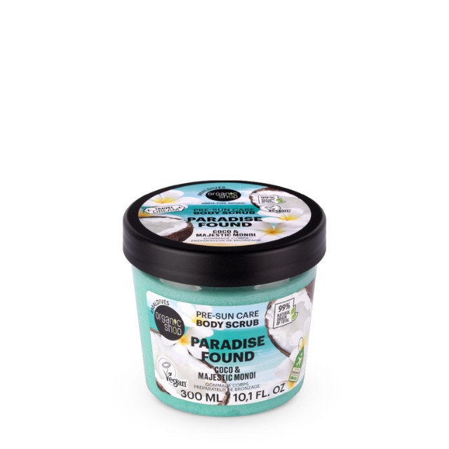 Natura Siberica Organic Shop Paradise Found Pre-Sun Care Body Scrub 300ml