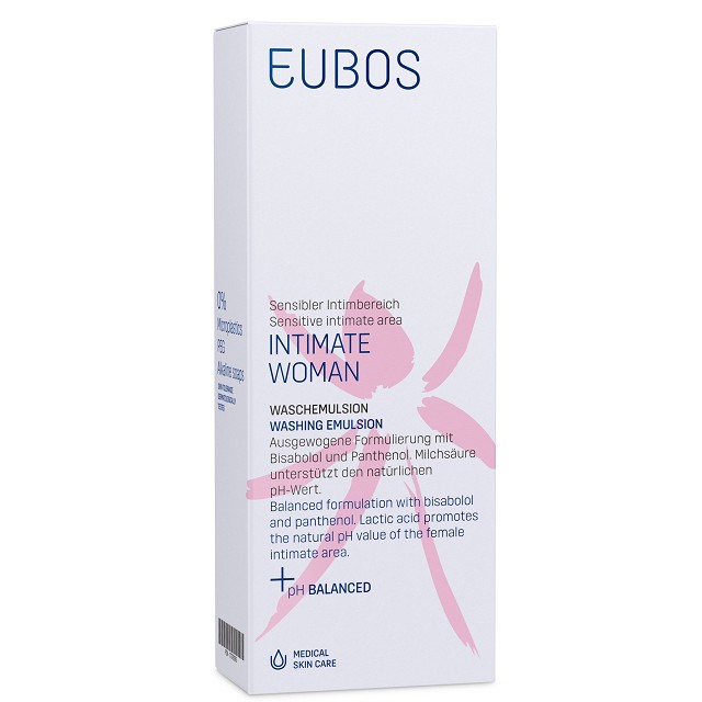 Eubos Intimate Woman Washing Emulsion Υγρό Καθαρισμού για την Ευαίσθητη Περιοχή, 200ml