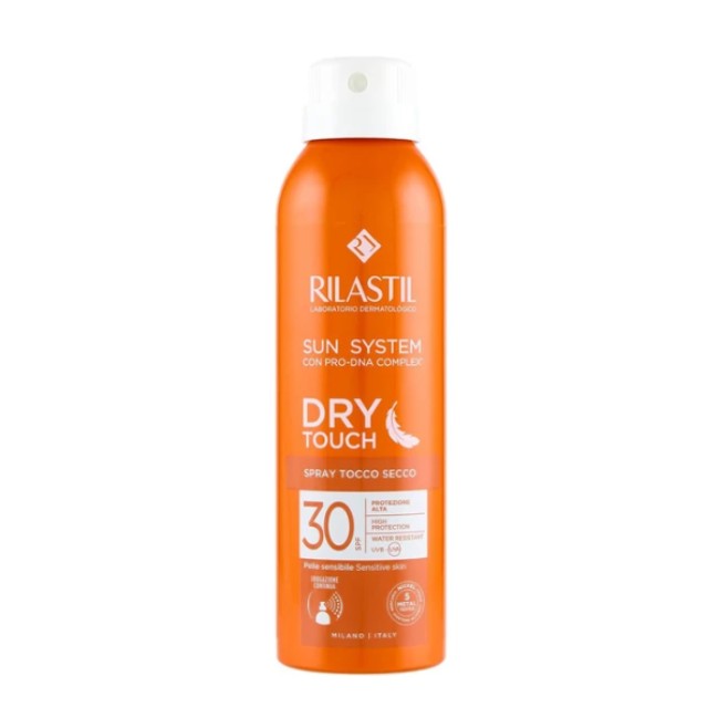 Rilastil Sun System Dry Touch Spray SPF30 Αντηλιακό Σώματος Spray 200ml
