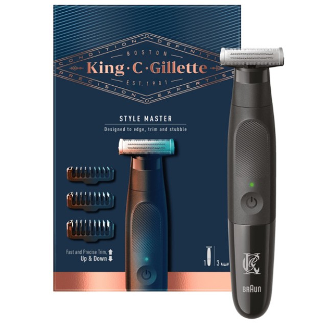 Gillette King C Style Master Ανδρική Μηχανή Ξυρίσματος 1σετ