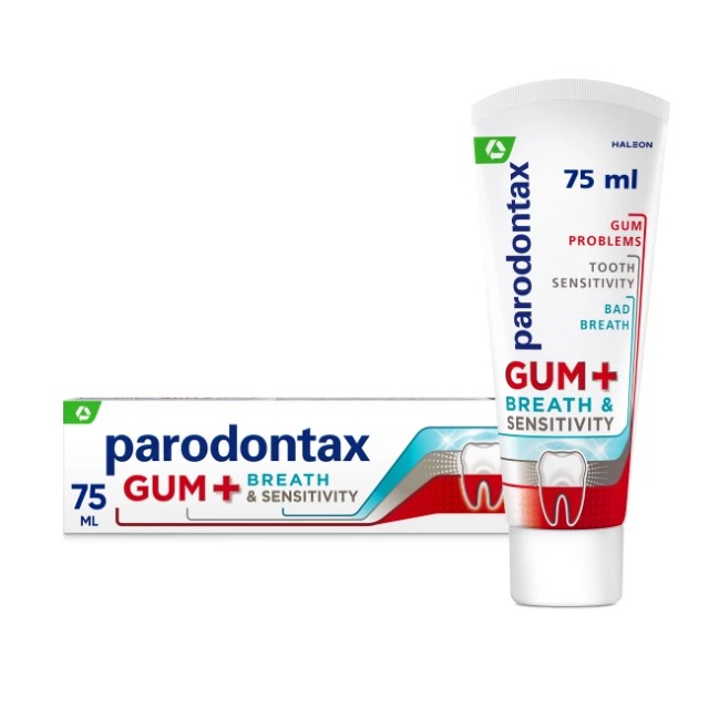 Parodontax Gum + Breath & Sensitivity Οδοντόκρεμα για Υγιή Ούλα 75ml