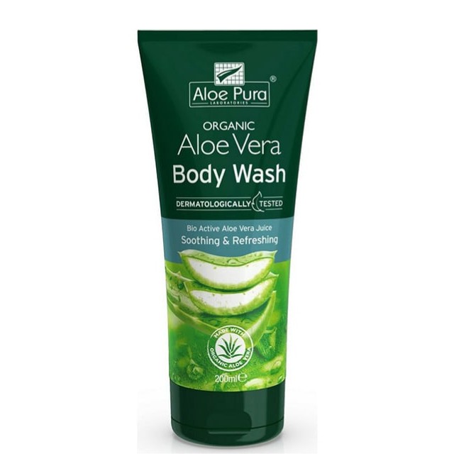 Organic Aloe Vera Body Wash Αφρόλουτρο 200ml