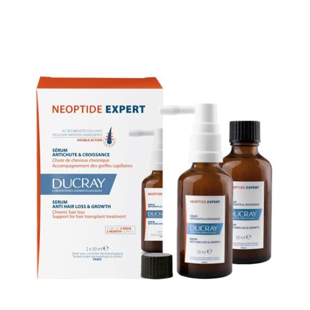 Ducray Neoptide Expert Serum Ανάπτυξης κατά της Τριχόπτωσης 2x50ml