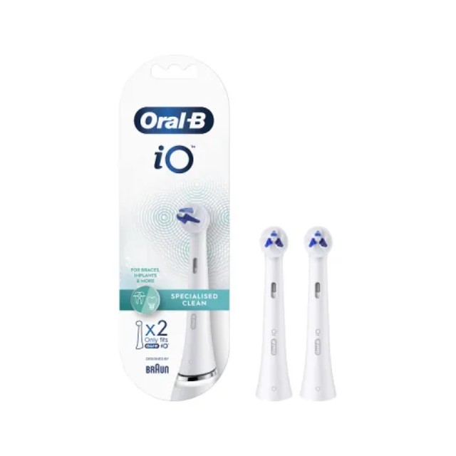 Oral-B iO Specialised Clean Ανταλλακτικές Κεφαλές Ηλεκτρικής Οδοντόβουρτσας 2τμχ