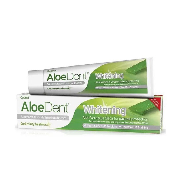 Optima Aloe Dent Whitening Toothpaste Οδοντόκρεμα Με Αλόη Βέρα, 100ml