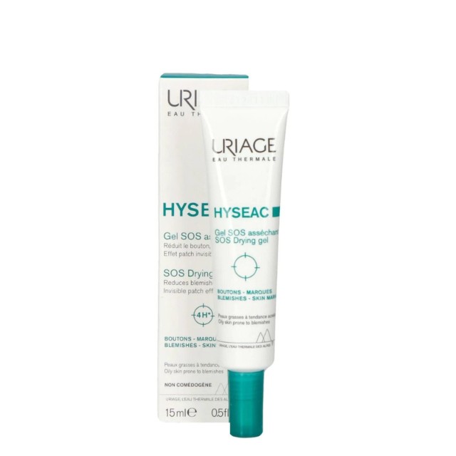 Uriage Hyseac SOS Drying Gel Τζελ Προσώπου 15ml