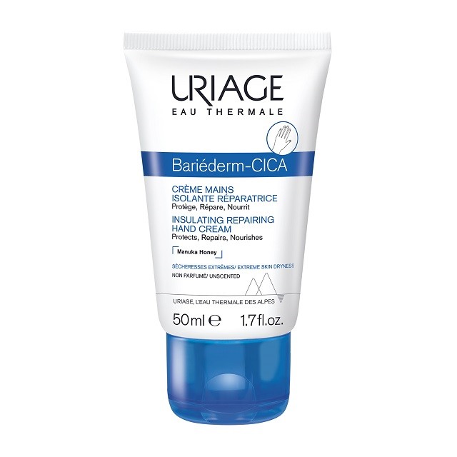 Uriage Bariederm-CICA Hand Cream, Ενυδατική/Καταπραϋντική Κρέμα Χεριών 50ml