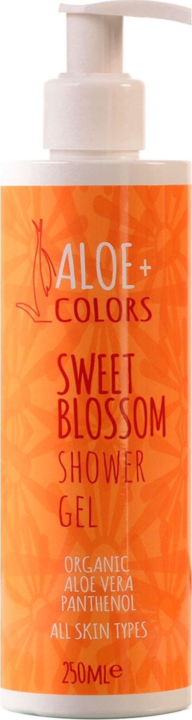 ALOE+ COLORS Sweet Blossom Shower Gel, Απαλό Αφρόλουτρο με Άρωμα Βανίλια-Πορτοκάλι 250ml