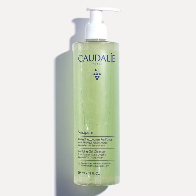 Caudalie Vinopure Purifying Gel Cleanser Τζελ Καθαρισμού Προσώπου Για Επιδερμίδες Με Τάση Ακμής, 385