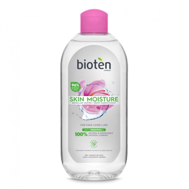 Bioten Skin Moisture Νερό Καθαρισμού Προσώπου Ξηρή/Ευαίσθητη Επιδερμίδα, 400ml