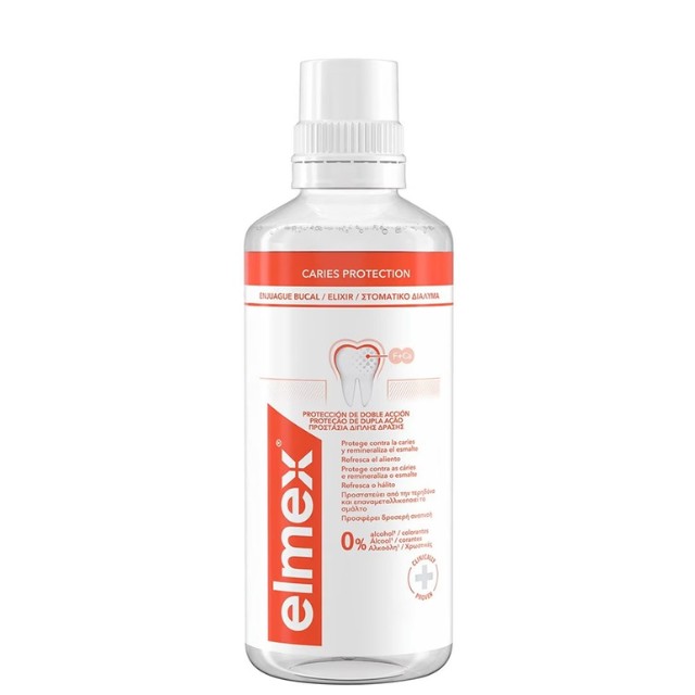 Elmex Caries Protection Στοματικό Διάλυμα κατά της Τερηδόνας 400ml