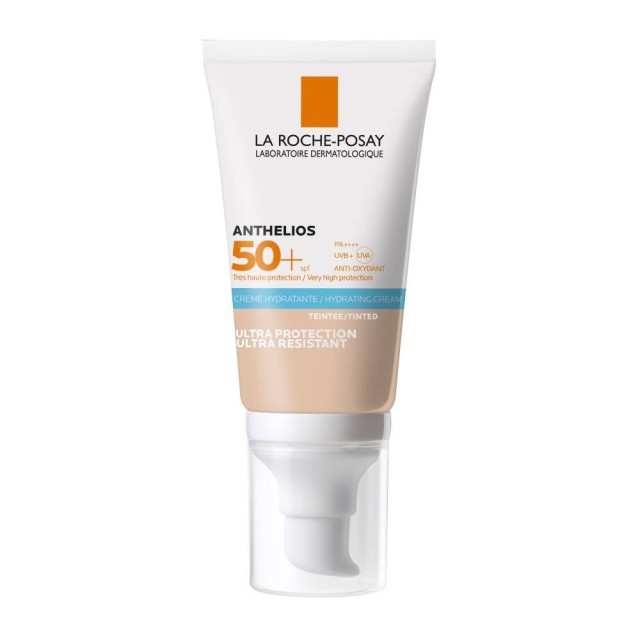 La Roche Posay Anthelios Ultra Tinted Cream SPF50+ Αντηλιακή Κρέμα Προσώπου με Χρώμα κατάλληλη για την περιοχή των ματιών, 50ml