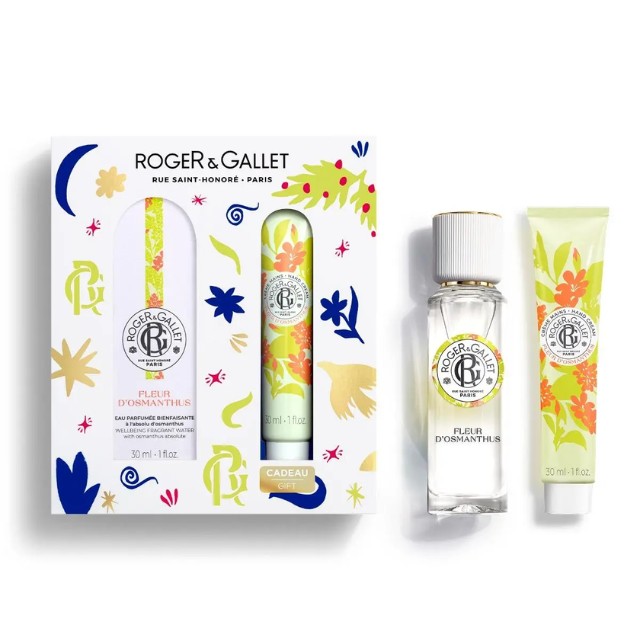 Roger & Gallet Πακέτο Fleur Dosmanthus Wellbeing Fragrant Water 30ml & Δώρο Hand Cream 30ml
