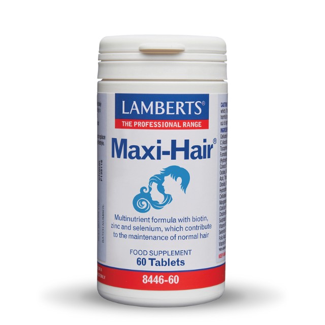 Lamberts Maxi Hair Φόρμουλα Κατά Της Τριχόπτωσης & Ενδυνάμωσης Των Μαλλιών 60 Ταμπλέτες 8446-60