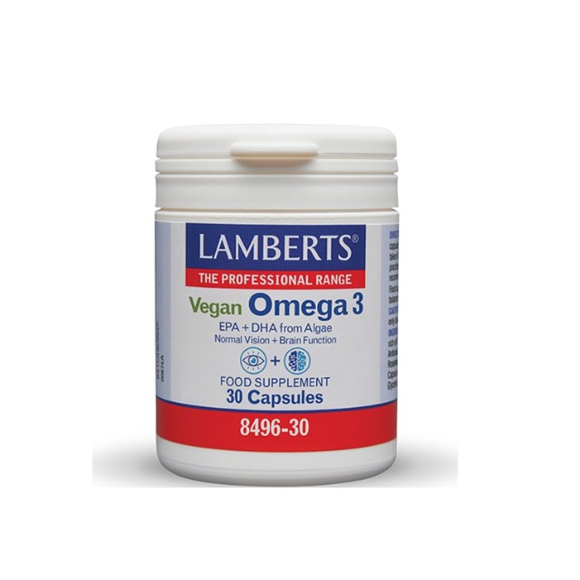 Lamberts Vegan Omega 3 750mg 30 κάψουλες (8496-30)