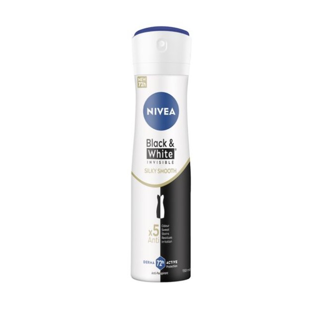 Nivea Deo Black & White Silk Smooth Spray Αποσμητικό Γυναικείο 150ml
