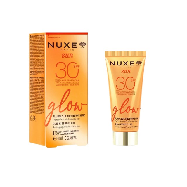 Nuxe Sun Glow Sun-Kissed Fluid Cream SPF30 Αντηλιακή Κρέμα Προσώπου με Χρώμα 40ml