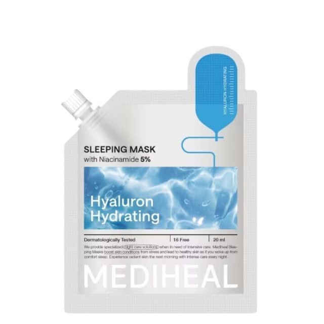 Mediheal Sleeping Mask with Niacinamide 5% Hyaluron Hydrating 20ml