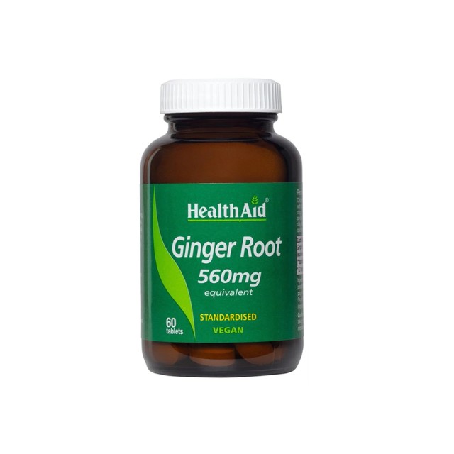 Health Aid Ginger Root 560mg 60 ταμπλέτες