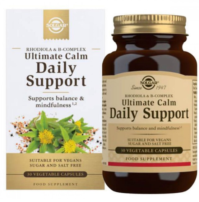 Solgar Ultimate Calm Daily Support, 30 vegan ταμπλέτες