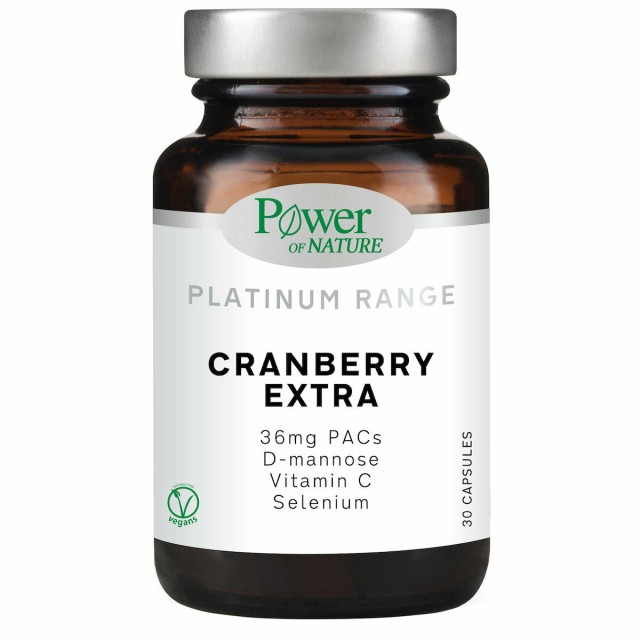 POWER HEALTH Platinum Range Cranberry Extra, Συμπλήρωμα Διατροφής με Cranberry 30caps