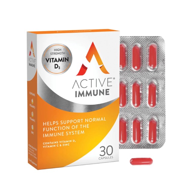 Bionat Active Immune Vitamin D3 2000IU Συμπλήρωμα Διατροφής 30 Κάψουλες
