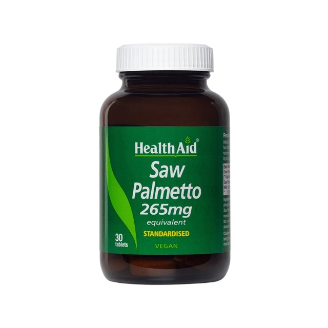 Health Aid Saw Palmetto 265mg για την Υγεία του Προστάτη 30 ταμπλέτες