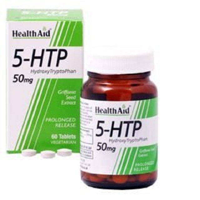 Health Aid 5HTP Tryptophan 50mg για Καλή Διάθεση 60 ταμπλέτες