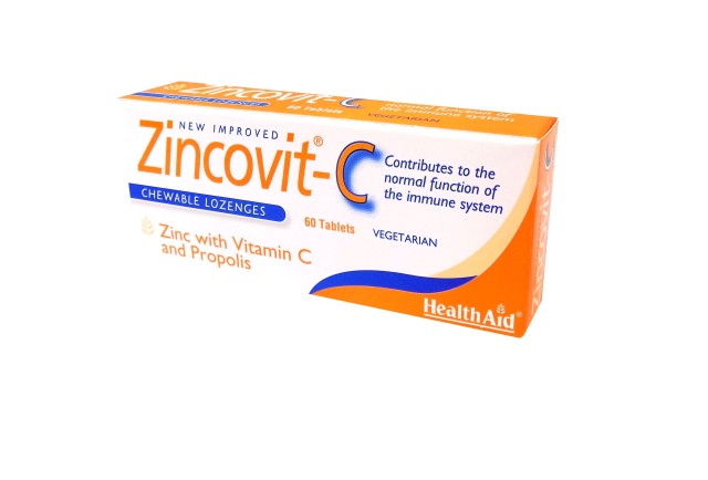 HEALTH AID Zincovit-C Συμπλήρωμα για την Ενίσχυση του Ανοσοποιητικού, 60 tabs