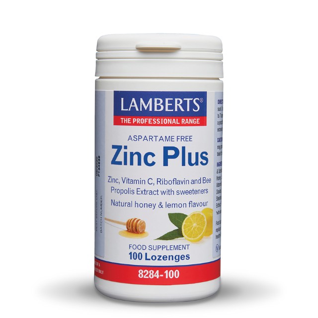 Lamberts Zinc Plus Καραμέλες με Ψευδάργυρο & Βιταμίνες 100 Καραμέλες 8284-100