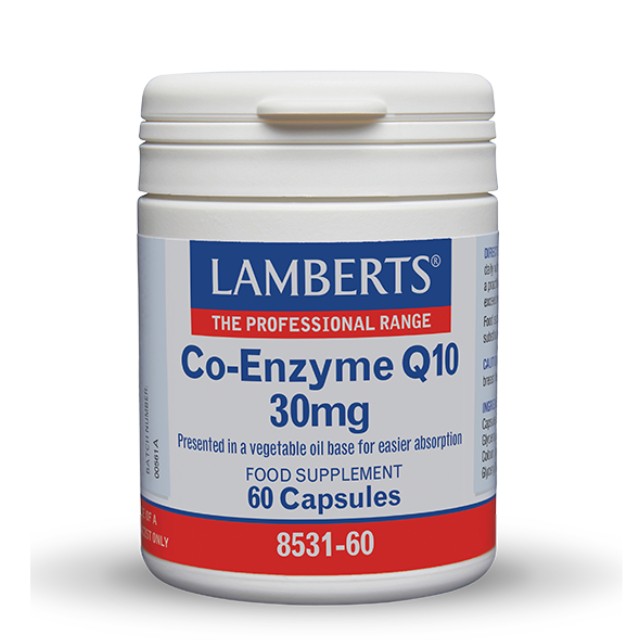 Lamberts Co-Enzyme Q10 30mg 60 Κάψουλες 8531-60