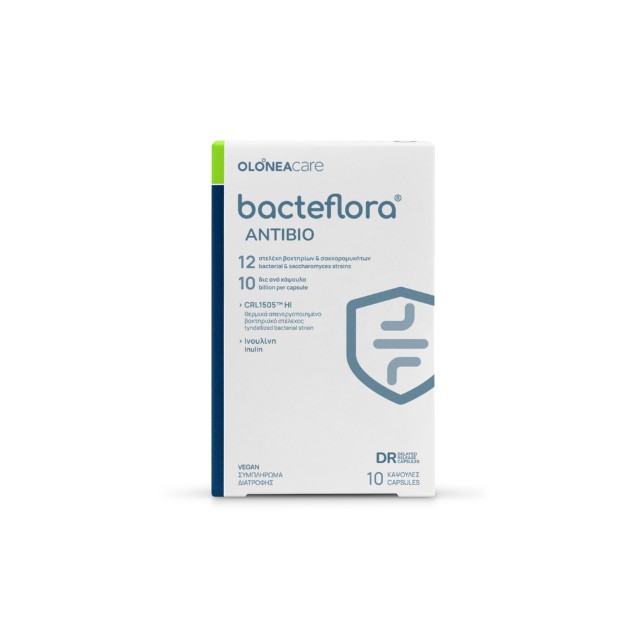 Olonea Bacteflora Antibio Προβιοτικά & Πρεβιοτικά 10caps