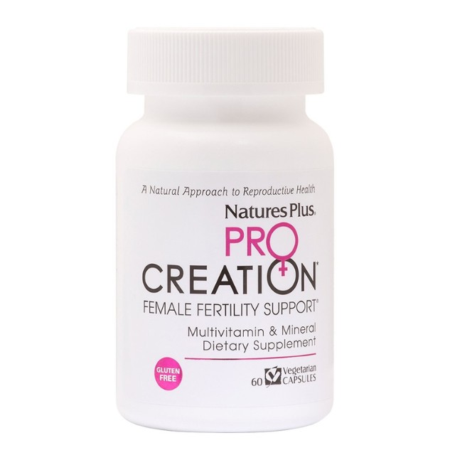 Natures Plus Procreation Female Fertility Support Συμπλήρωμα Διατροφής για την Υποστήριξη της Γυναικείας Γονιμότητας 60 Κάψουλες