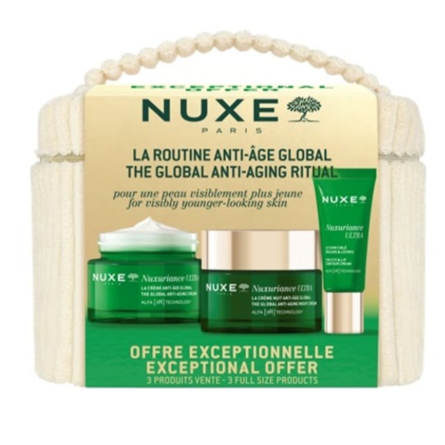 Nuxe Πακέτο The Global Anti-aging Ritual Nuxuriance Ultra Day Cream 50ml & Night Cream 50ml & Eye/Lip Cream 15ml