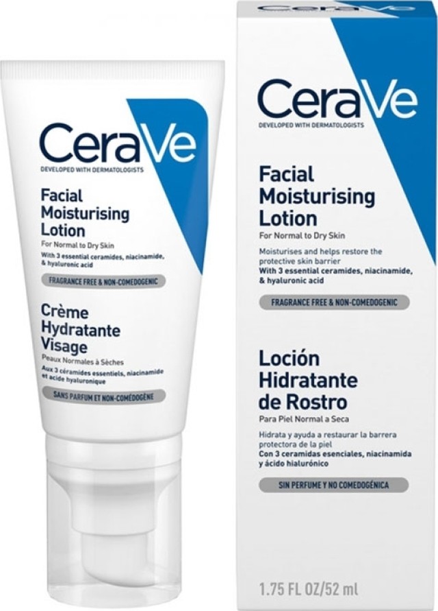 CeraVe Creme Hydratante Visage,Ενυδατική Κρέμα Προσώπου 52ml