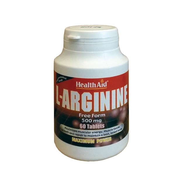 Health Aid L-Arginine 500 mg 60 ταμπλέτες
